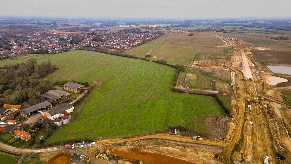 Hall Ln, Long Stratton for sale - Aerial - Image 3 of 5