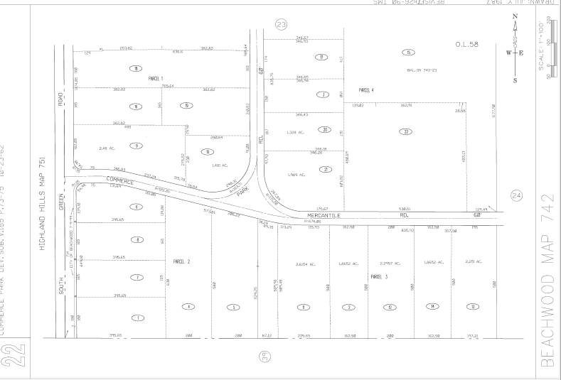 23330 Commerce Park, Beachwood, OH for sale - Plat Map - Image 3 of 23