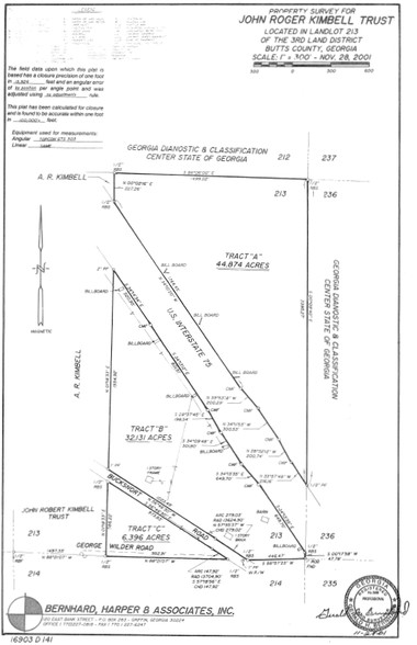 1224 Bucksnort Rd, Jackson, GA for sale - Plat Map - Image 2 of 2