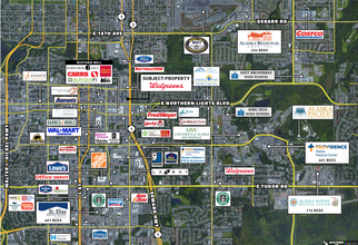 725 E Northern Lights Blvd, Anchorage, AK - aerial  map view - Image1