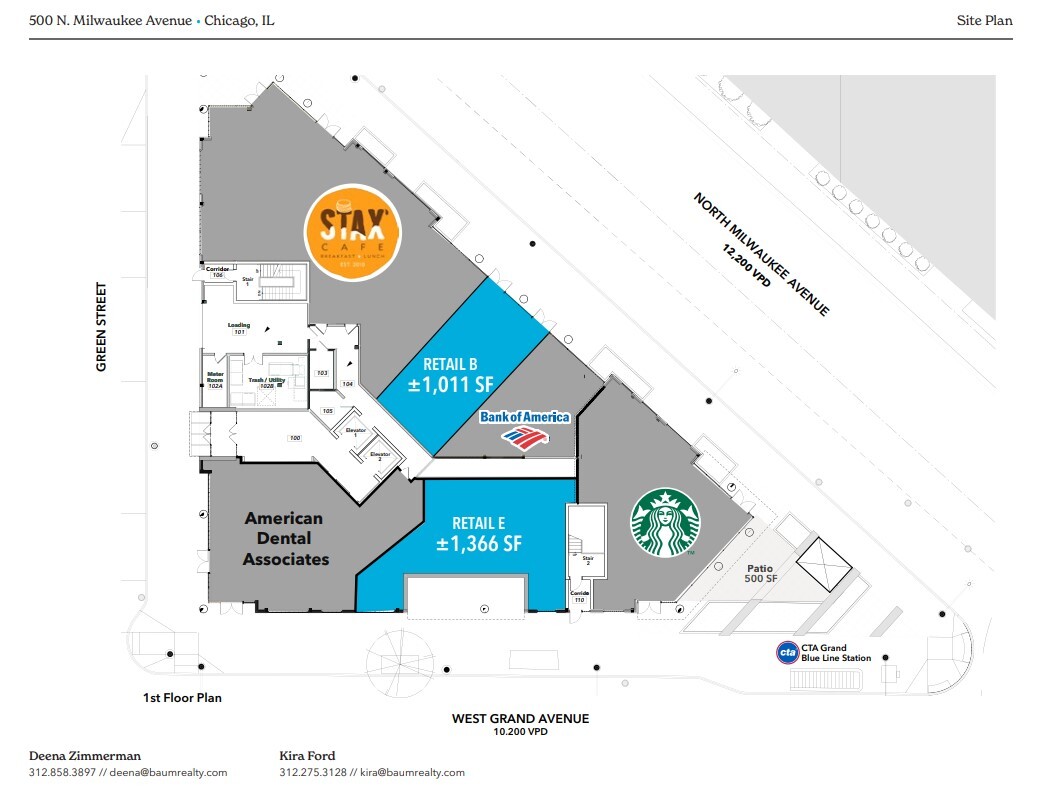 500 N Milwaukee Ave, Chicago, IL to rent Site Plan- Image 1 of 1