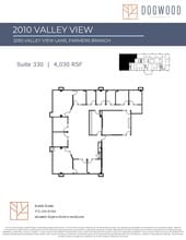 2010 Valley View Ln, Farmers Branch, TX to rent Floor Plan- Image 1 of 1