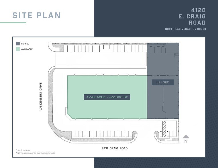 4120 E Craig Rd, North Las Vegas, NV for rent - Site Plan - Image 2 of 14