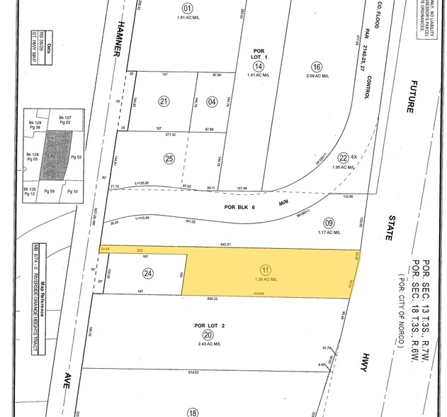 2259 Hamner Ave, Norco, CA for rent - Plat Map - Image 2 of 2