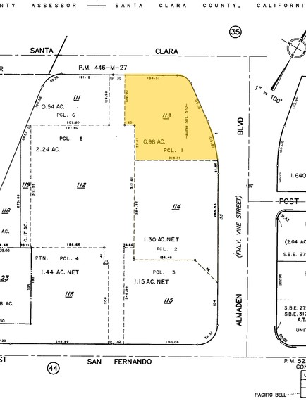 1 Almaden Blvd, San Jose, CA for rent - Plat Map - Image 2 of 20