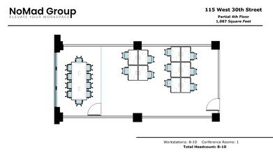 115-125 W 30th St, New York, NY for rent Floor Plan- Image 1 of 2