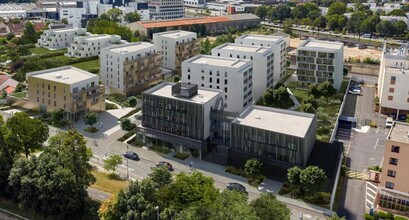 Nantes - Aerial  map view