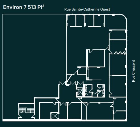 1370-1384 Rue Sainte-Catherine O, Montréal, QC to rent Floor Plan- Image 1 of 6