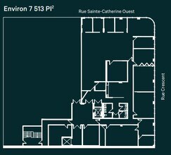 1370-1384 Rue Sainte-Catherine O, Montréal, QC to rent Floor Plan- Image 1 of 6