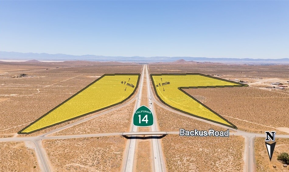 At Backus Rd, Rosamond, CA for sale - Aerial - Image 1 of 8