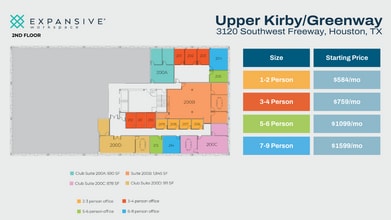 3120 Southwest Fwy, Houston, TX for rent Floor Plan- Image 1 of 4