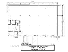 610 Lanark Dr, San Antonio, TX for rent Floor Plan- Image 1 of 2