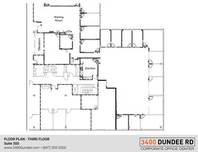 3400 Dundee Rd, Northbrook, IL for rent Floor Plan- Image 1 of 2