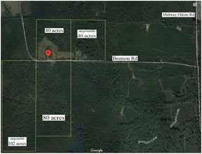 1062 Chockie Odom-Beamon Rd, Forest, MS - aerial  map view