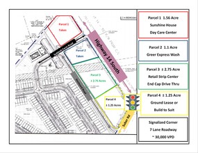 1670 S Highway 14, Greer, SC for rent Site Plan- Image 1 of 2