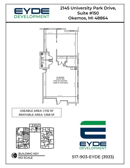 2145 University Park Dr, Okemos, MI for rent - Site Plan - Image 3 of 3