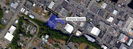 228 W 1st St, Port Angeles, WA - aerial  map view