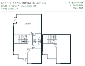 22601 La Palma Ave, Yorba Linda, CA for rent Floor Plan- Image 1 of 1