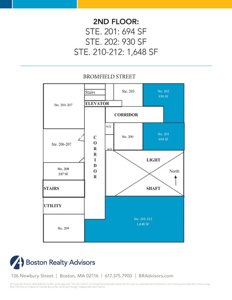 32-36 Bromfield St, Boston, MA for rent - Floor Plan - Image 2 of 9