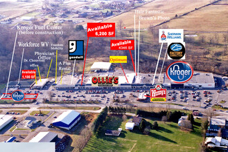 252 Red Oaks Shopping Ctr, Lewisburg, WV for rent Aerial- Image 2 of 2