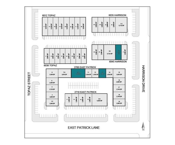 2700 E Patrick Ln, Las Vegas, NV for rent - Site Plan - Image 2 of 8