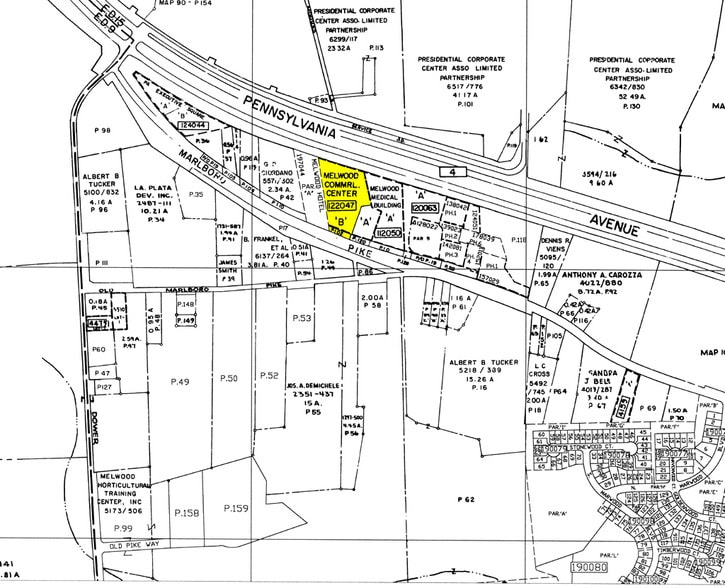 9402 Marlboro Pike, Upper Marlboro, MD for rent - Plat Map - Image 2 of 6