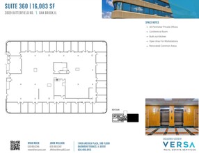 2707 Butterfield Rd, Oak Brook, IL for rent Floor Plan- Image 1 of 7