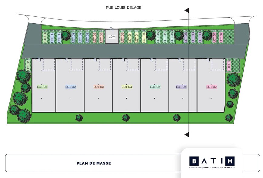 215 Rue Louis Delage, Perpignan to rent - Site Plan - Image 3 of 3