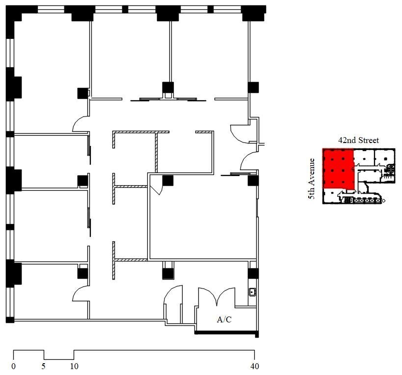 501 Fifth Ave, New York, NY to rent Floor Plan- Image 1 of 1
