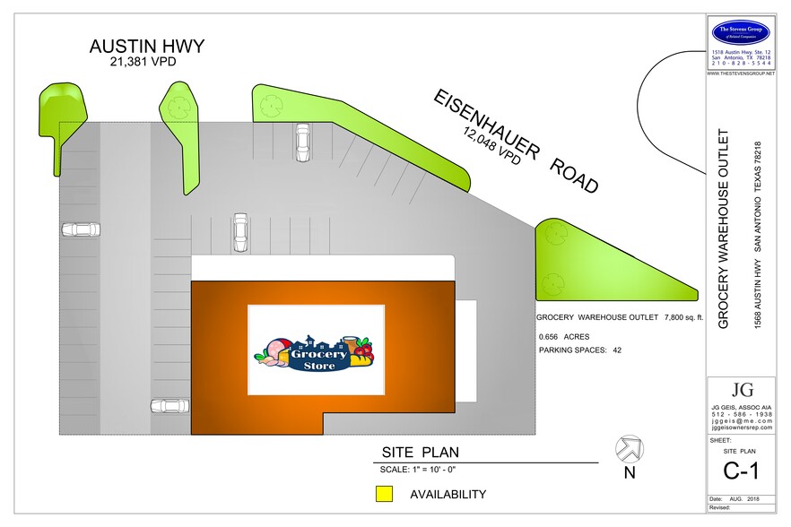 1568 Austin Hwy, San Antonio, TX for rent - Site Plan - Image 3 of 3