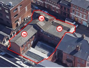 37-39 Albion St, Birmingham, WMD - AERIAL  map view - Image1