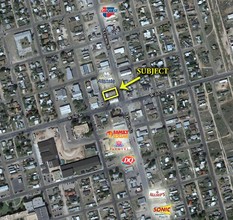 516 S Gaston St, Crane, TX - aerial  map view