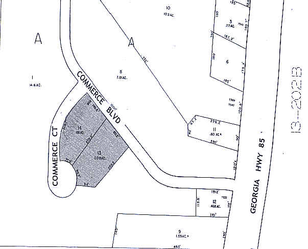 804 Commerce Blvd, Riverdale, GA for rent - Plat Map - Image 2 of 22