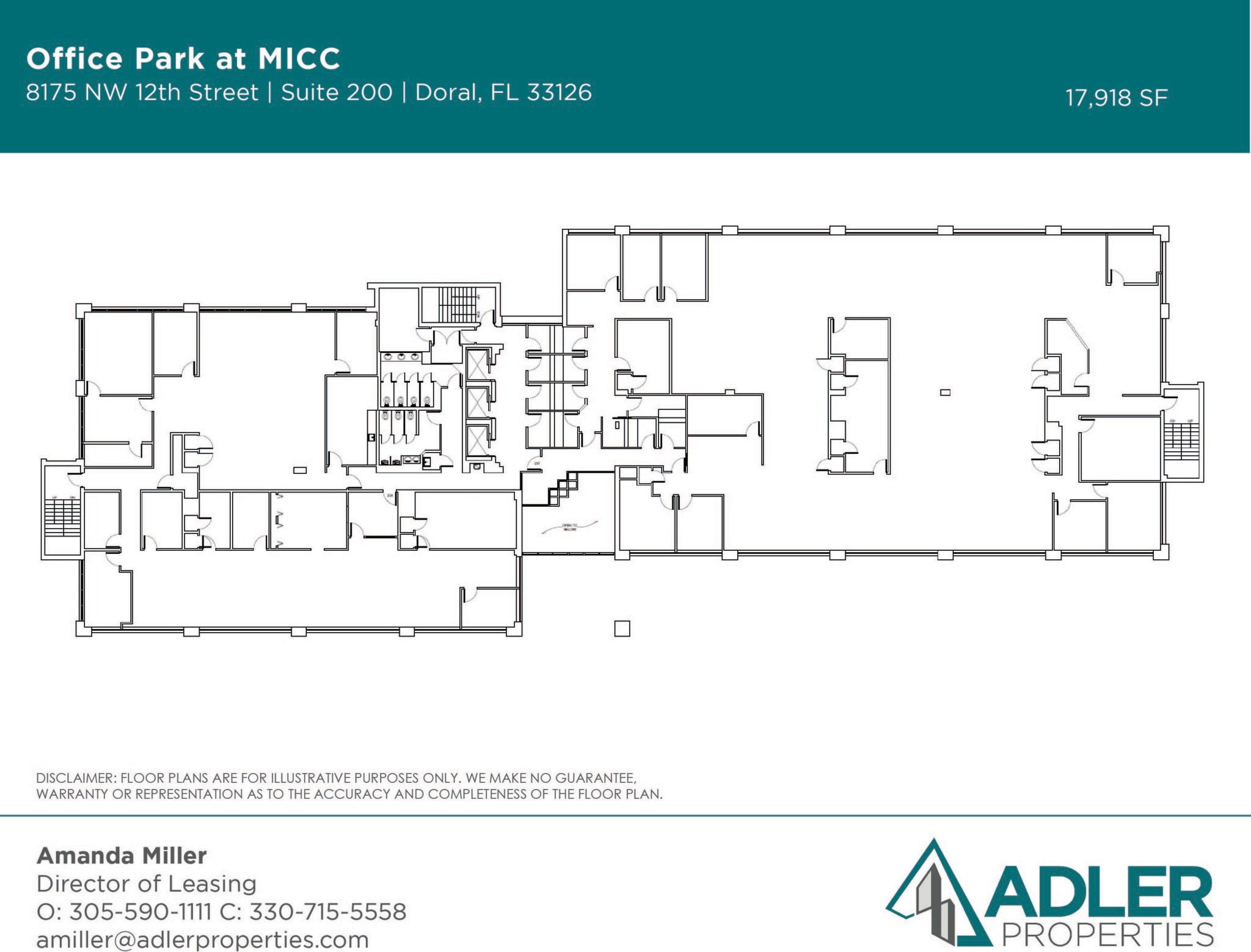 7925 NW 12th St, Doral, FL to rent Floor Plan- Image 1 of 1