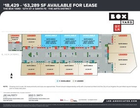 2445-2460 E 12th St, Los Angeles, CA for rent Site Plan- Image 1 of 3