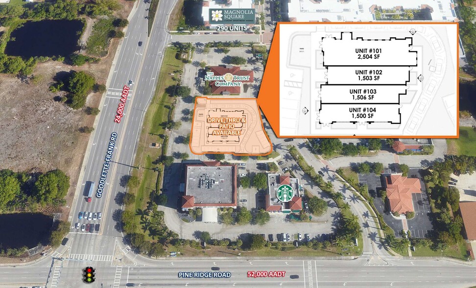 Pine Ridge Road, Naples, FL for rent - Site Plan - Image 2 of 3