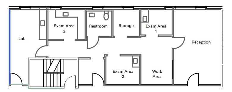 150 N Robertson Blvd, Beverly Hills, CA to rent Floor Plan- Image 1 of 2