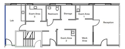 150 N Robertson Blvd, Beverly Hills, CA to rent Floor Plan- Image 1 of 2