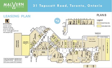 1-31 Tapscott Rd, Toronto, ON for rent Floor Plan- Image 2 of 3