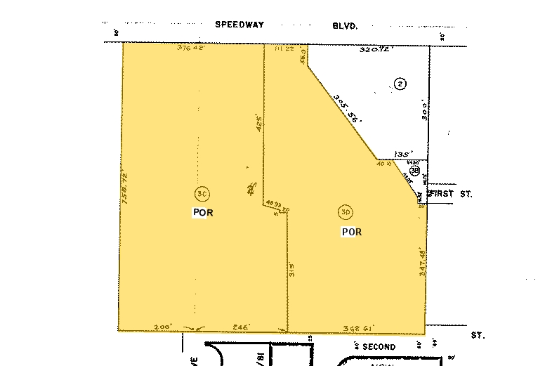 4500 E Speedway Blvd, Tucson, AZ for rent - Plat Map - Image 2 of 6