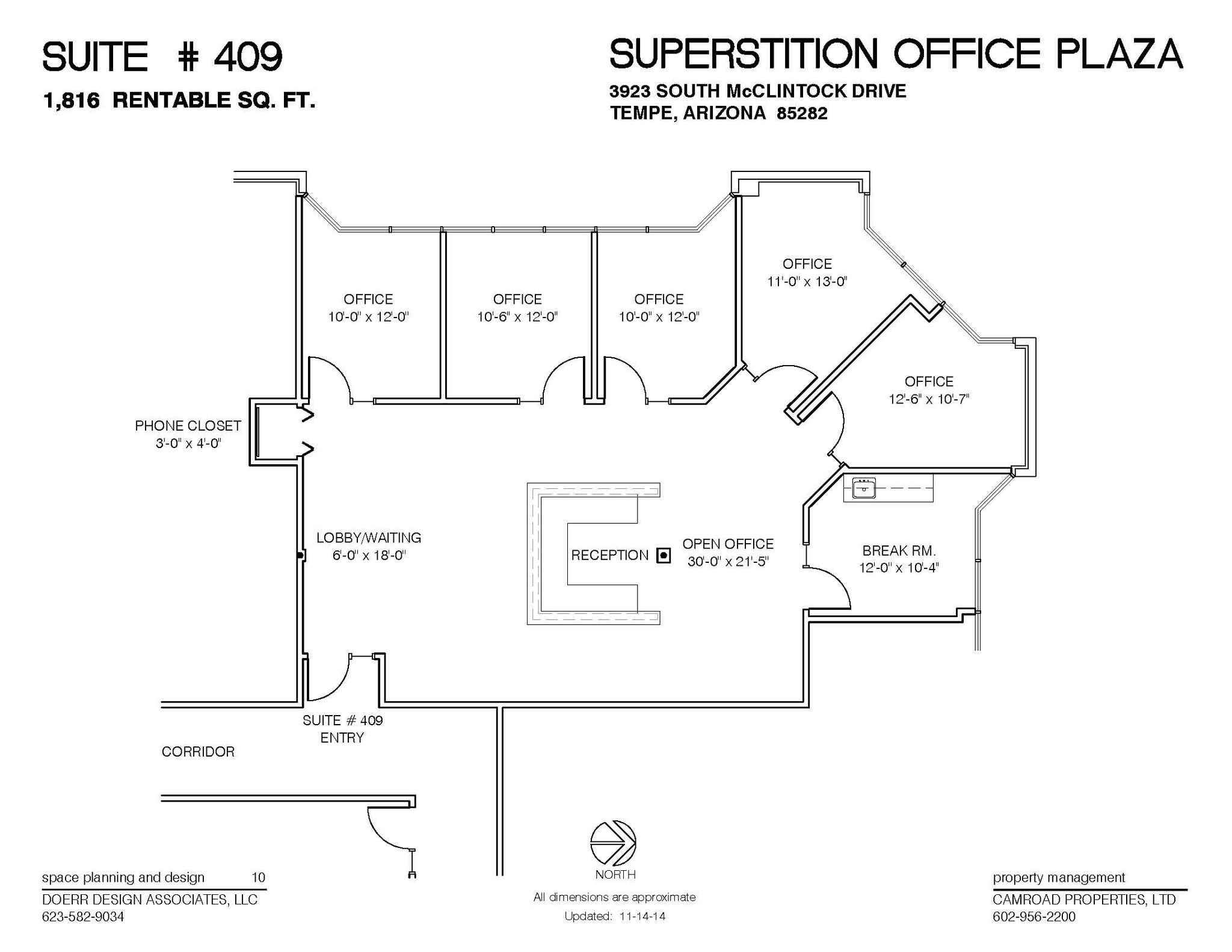 4015 S McClintock Dr, Tempe, AZ to rent Floor Plan- Image 1 of 1