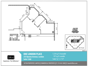 255 Queens Ave, London, ON for rent Floor Plan- Image 1 of 1