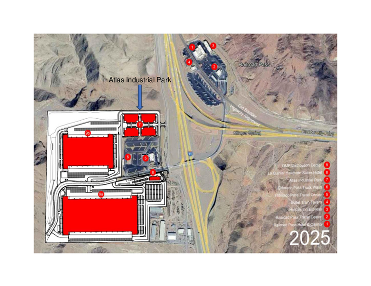 Railroad  Pass Casino Rd, Henderson, NV for rent - Aerial - Image 3 of 8