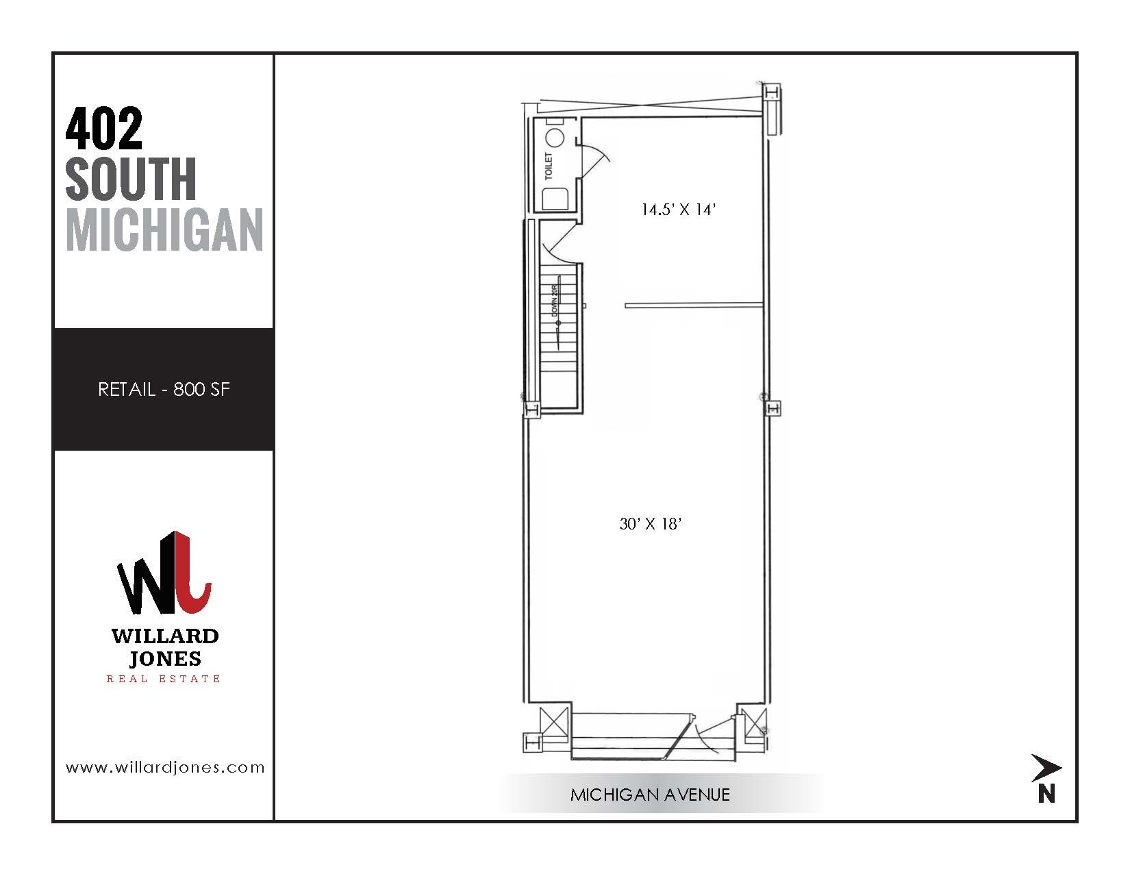 81 E Van Buren St, Chicago, IL for rent Floor Plan- Image 1 of 1