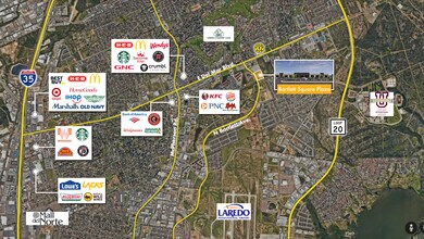 7601 Bartlett Ave, Laredo, TX - AERIAL  map view