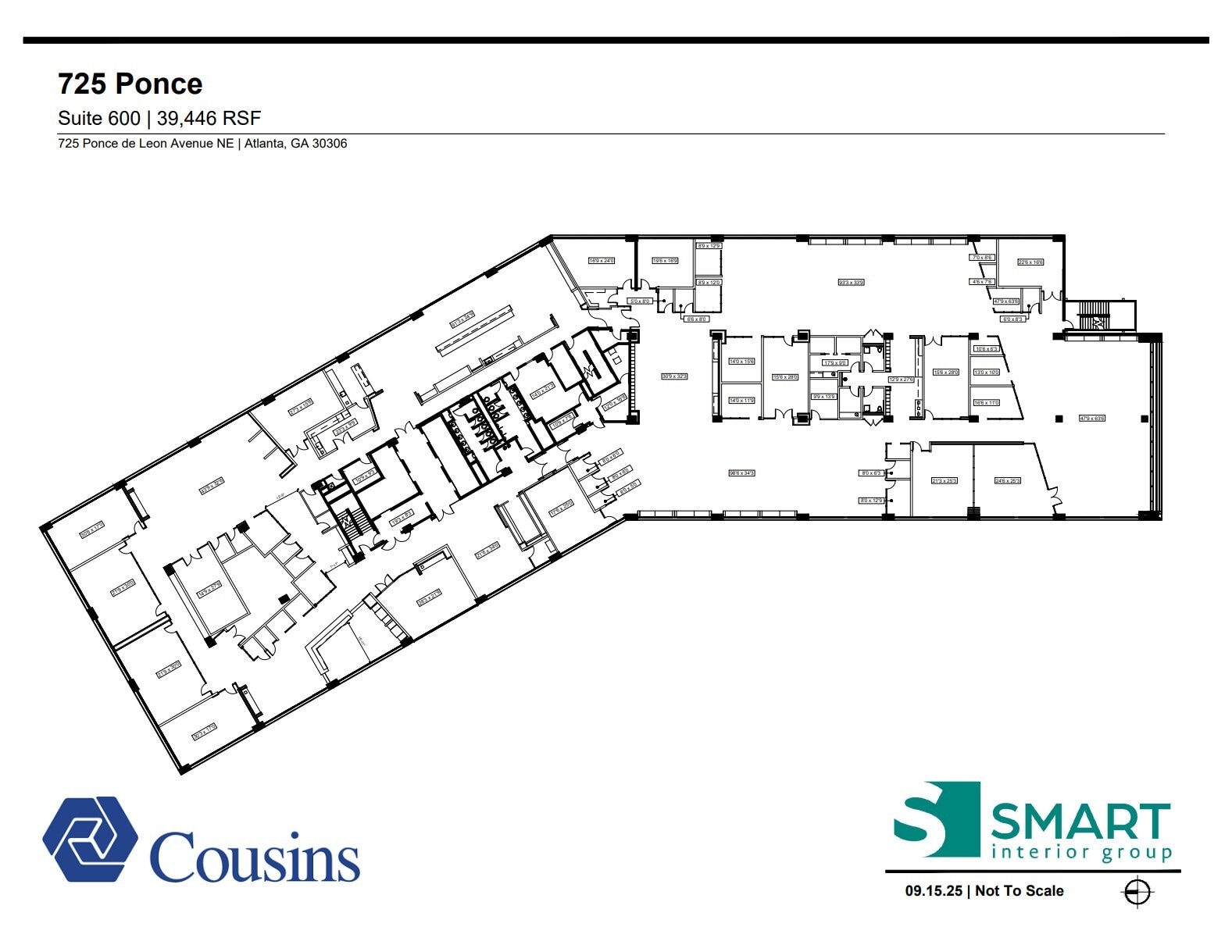 725 Ponce de Leon Ave NE, Atlanta, GA to rent Floor Plan- Image 1 of 1