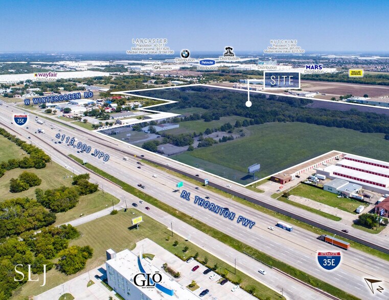 I-35E & W Wintergreen Rd portfolio of 3 properties for sale on LoopNet.co.uk - Aerial - Image 3 of 13