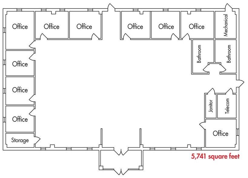 351 Fenwick Rd, Fort Monroe, VA for rent - Floor Plan - Image 3 of 3