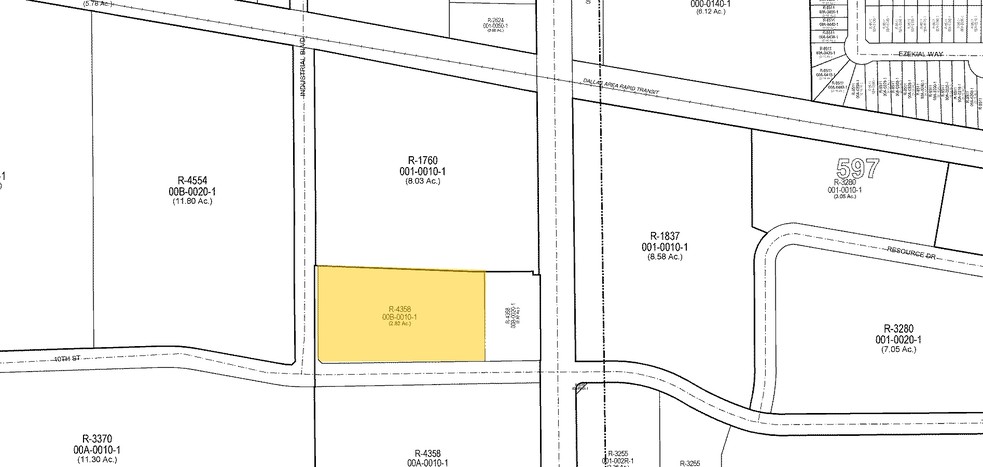 2201 10th St, Plano, TX for rent - Plat Map - Image 3 of 3