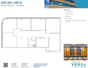 2707 Butterfield Rd, Oak Brook, IL for rent Floor Plan- Image 1 of 2